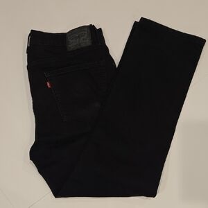 36x32 Levi's Black Slim Straight Men's Jeans 211